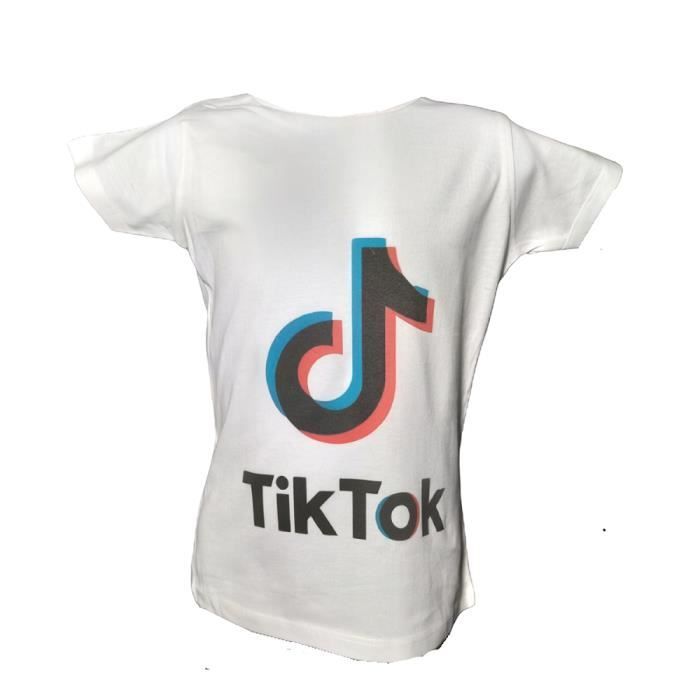 T-Shirt enfant Tic-Toc GENERIQUE Manches courtes Fille