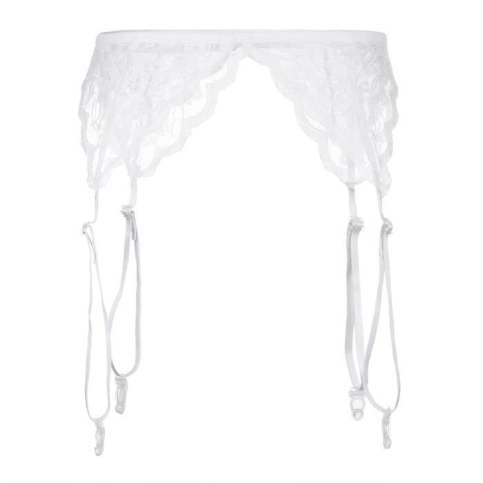 Porte-jarretelles Naturana – Taille 38 – Blanc – Polyamide – Neuf Avec étiquettes