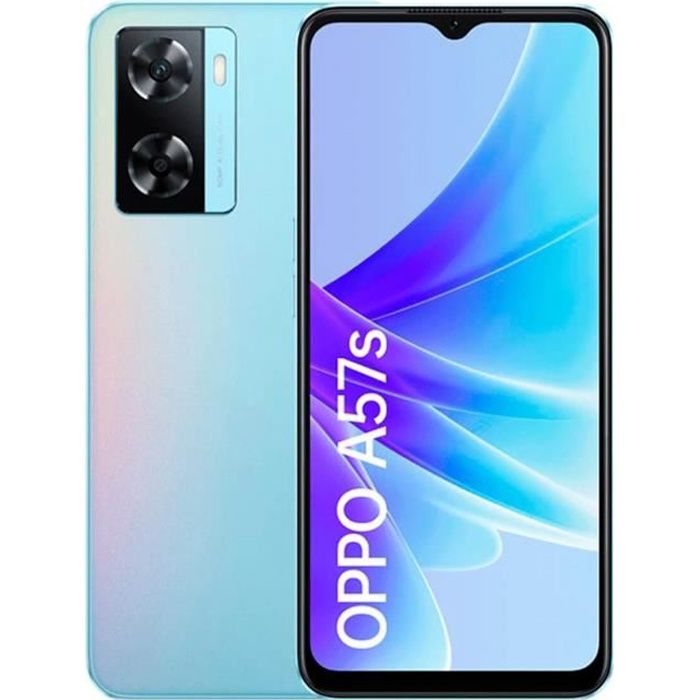 OPPO A57s 4Go/128Go Bleu Ciel (Sky Blue) Double SIM - Cdiscount Téléphonie