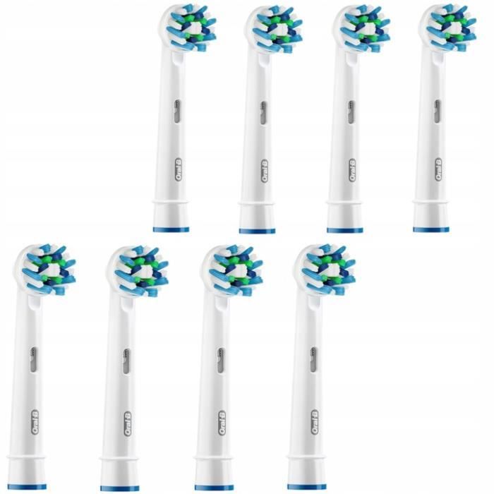 Lot De 12 Brosses De Rechange Oral B Cross Action - Compatibles Oral B - Neuf Emballé
