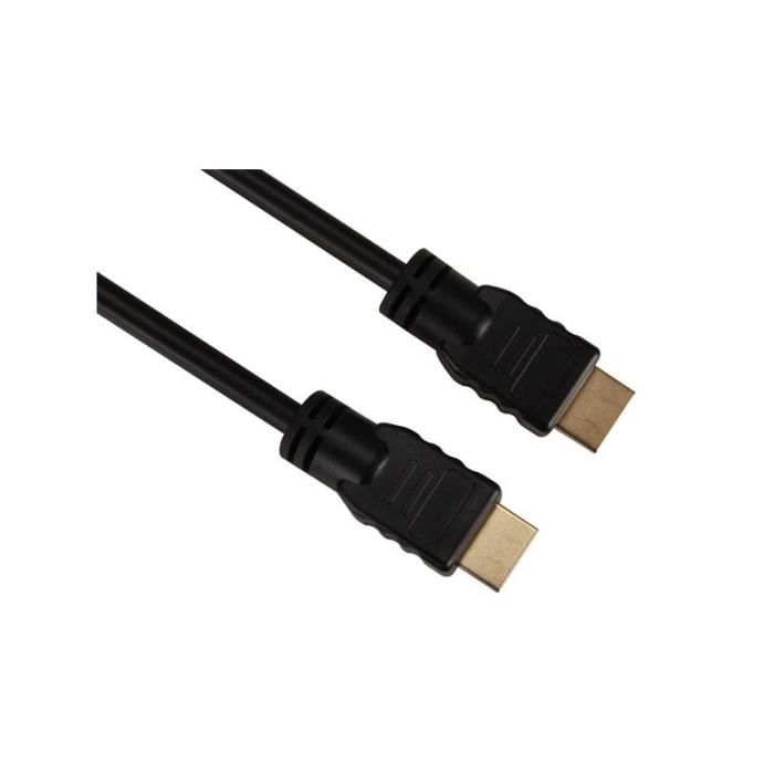 Basics Câble HDMI haut débit tressé Doré 0,9 m 