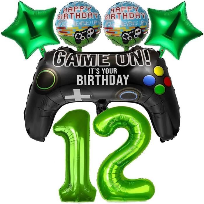 WINAROI Décorations De 7e Anniversaire De Football Pour Garçons, Kit D'arche De Ballons, Décoration De Fête D'anniversaire Avec Ballon De Football En Aluminium Pour Décorations De 7e Anniversaire Pour