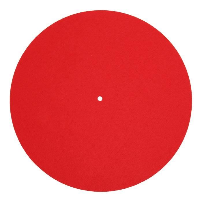 Tapis Feutre Pour Platine Vinyle - Lot De 2, Antidérapant, Réduit Vibrations, 29.5 Cm