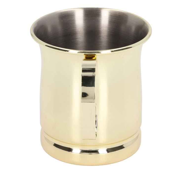 Porte-gobelet Encastrable En Acier Inoxydable Noir Brossé - Compact 10,5x10,5x9cm - Pour Voiture, Fauteuil, Table