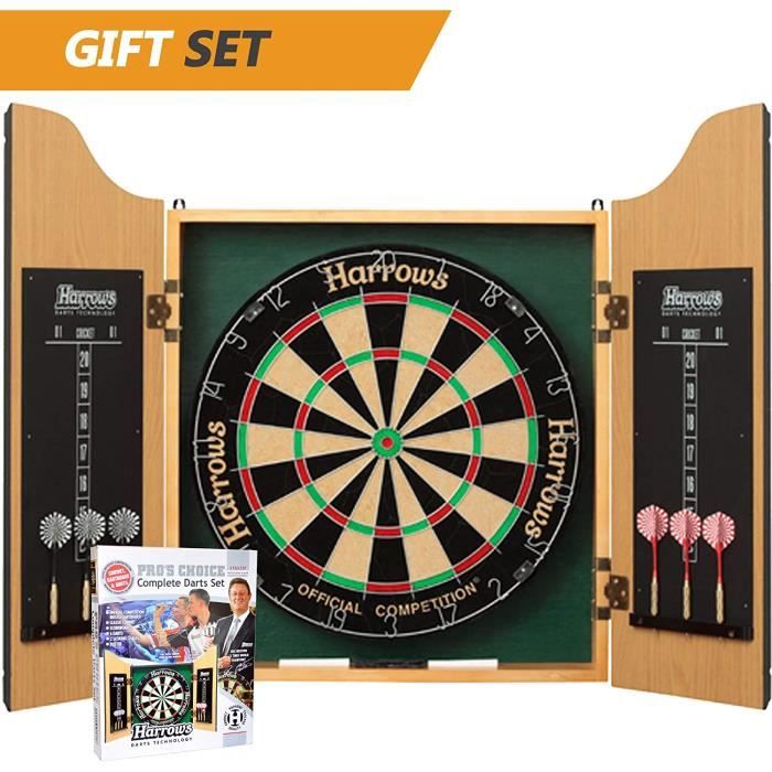 Cible De Fléchettes électronique Pour 8 Joueurs, Planche à Fléchettes éclairée Par LED Avec 48 Jeux Et Plus De 500 Variantes, 6 Tiges De Fléchette Avec Ailettes Et 50 Pointes Souples, écran LCD | FR