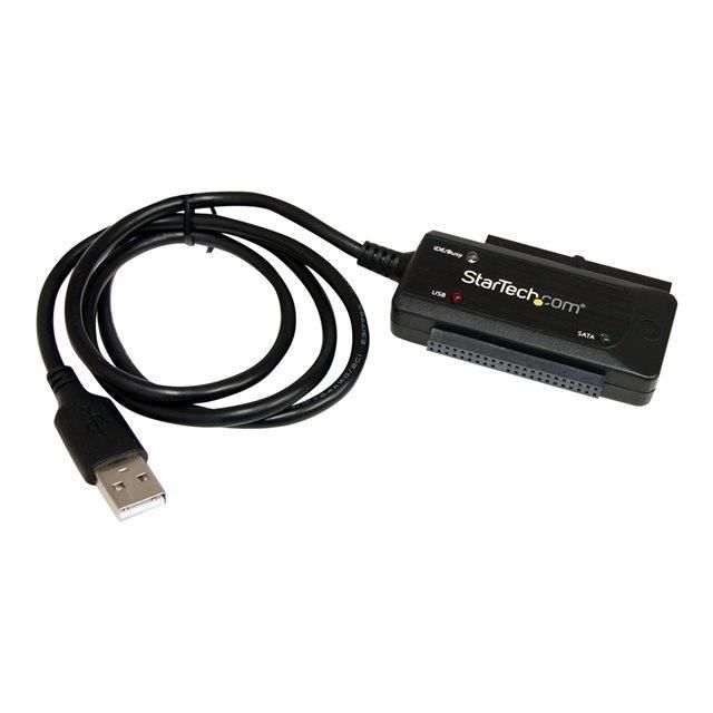 STARTECH Câble adaptateur / Convertisseur USB 2.0 vers SATA / IDE pour disque dur et SSD de 2,5\