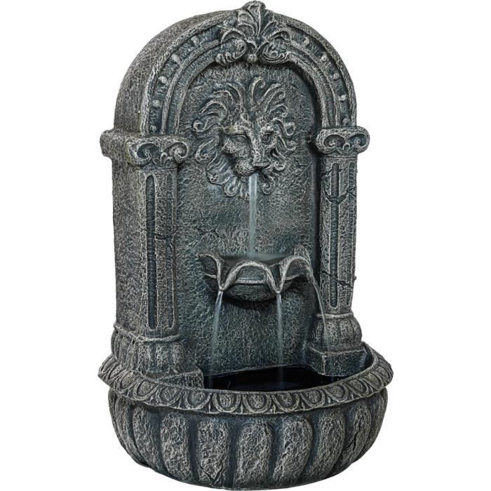 Fontaine Jardin STILISTA Leon Avec Tête Lion - Décorative Avec Pompe Intégrée