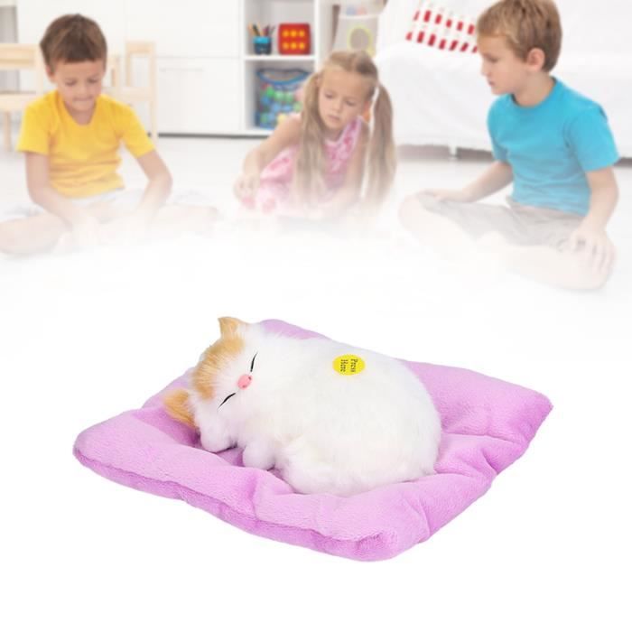 Jouet Chat En Peluche Avec Catnip Et Clochette - Peluche Douce Pour Chats D'Intérieur - Stimule L'Activité Et Le Jeu