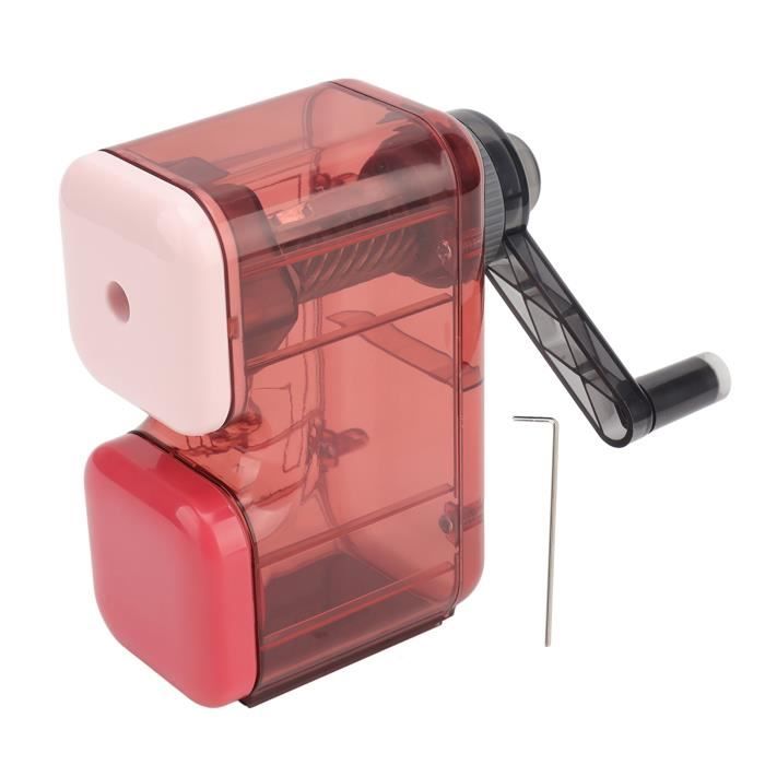 Aiguiseur Crayon Manuel Double Trous Compact Coloré - 4 Pièces Pour École Et Bureau