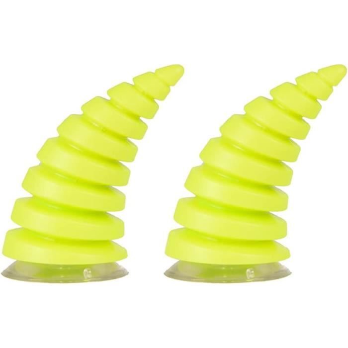 Cornes De Diable Pour Casque Moto - Paire Décorative Ventouse, Style Démon