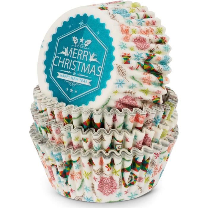 Moules à Muffins En Papier Doré Rose - 50 Pièces Antiadhésives