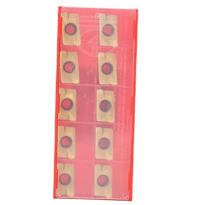 10 Inserts En Carbure MGMN400-M LF6018 Pour Fraises CNC - Parfait Pour Fraisage Acier, Inox, Fonte - Haute Résistance Aux Chocs Et Précision