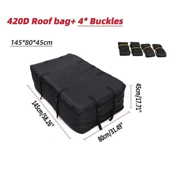 Sac De Toit De Voiture étanche Et Pliable – Grande Capacité 600D Pour Voyages, Rangement Souple Sans Galère !