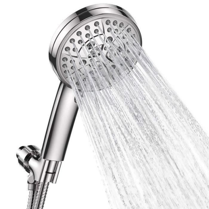 Magichome Pommeau De Douche Filtrante Et Tuyau De 1,5 M, 20 étapes, Pommeau De