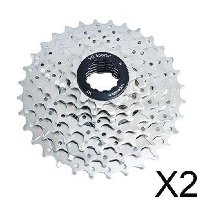 PIGNON - ROUE LIBRE - CASSETTE 2xVTT 8 9 10 Cassette 11-25T46T Cassette ...