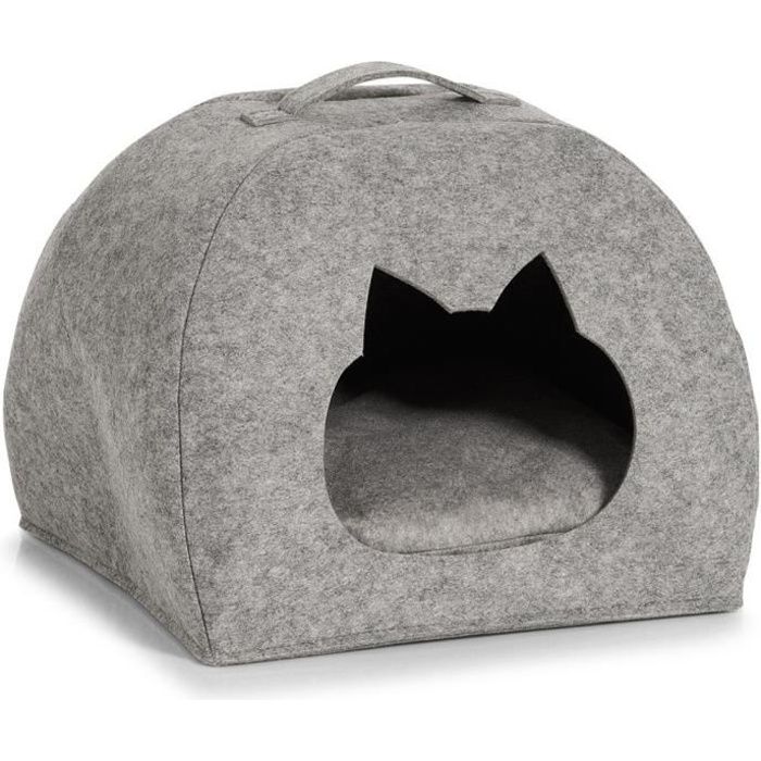 Maison De Chat Lit Feutre 45x38x33 Cm Zeller Cdiscount Maison De Chat Lit Feutre 45x38x33 Cm Zeller Cdiscount