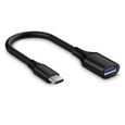 Cable adaptateur USB OTG Femelle vers USB Type C Male  - Smartphone Tablette PC MAC - Straße Tech ®-1