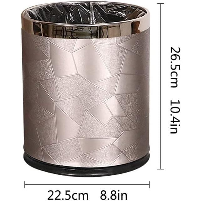 KADAX Poubelle Avec Couvercle, Poubelle En Plastique, Pour Le Tri Des Déchets, Rectangulaire, Avec Couvercle à Charnière (gris, 4 X 20 L