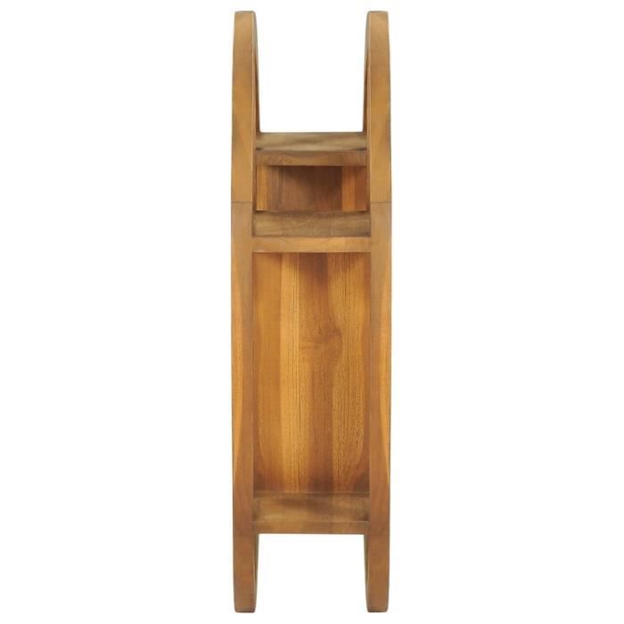 Étagère Murale Color X Cm Avec Sangles En Cuir - Couleur : Amande - 120