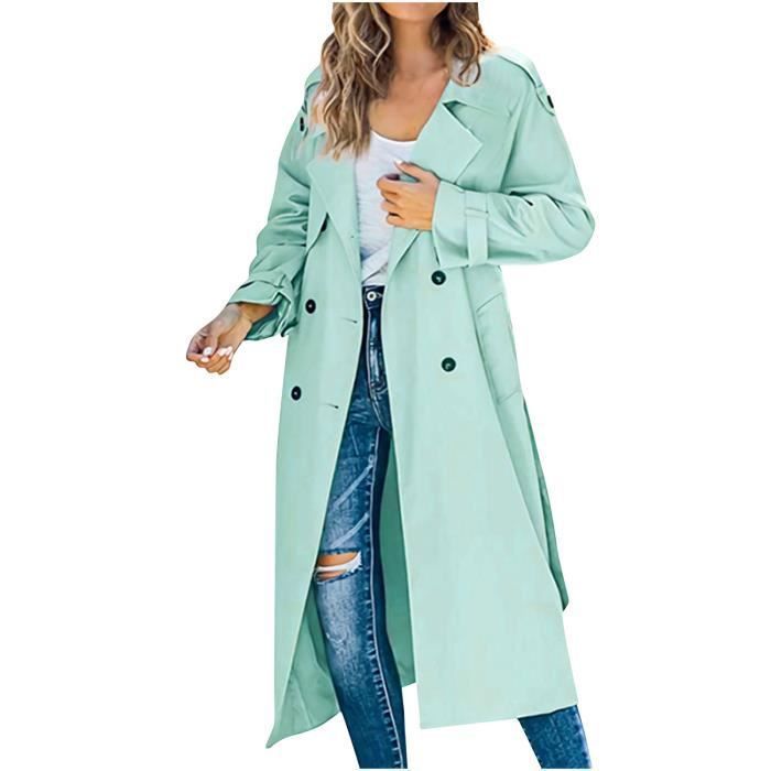 Trench best sale bleu clair