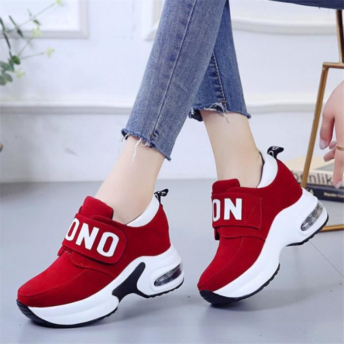 Basket sale femme velcro