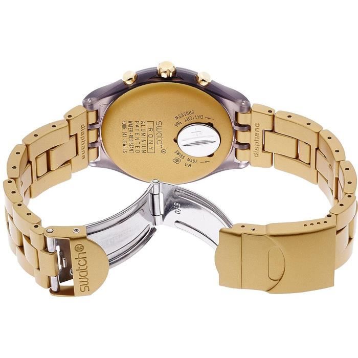 Montre swatch aluminium homme deals