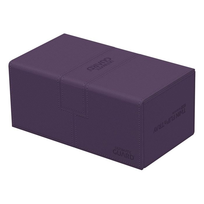 Boîte de rangement pour cartes - Ultimate Guard - Twin FlipnTray 200+ - XenoSkin - Violet