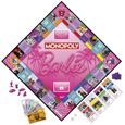 Monopoly : édition Barbie, jeu de plateau pour 2 à 6 joueurs, jeux pour la famille, à partir de 8 ans-2