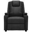 7976Jill- Fauteuil électrique de massage,sofa Fauteuil relax Fauteuil Relaxation inclinable Noir SimilicuirTALLE:75 x 88 x 106 cm-2