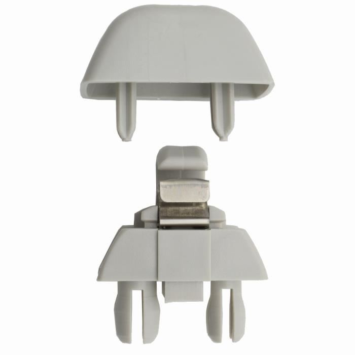 Lot De 2 Clips Pare-Soleil Beige Compatible Ford KA 1570627 - Fixation Visor