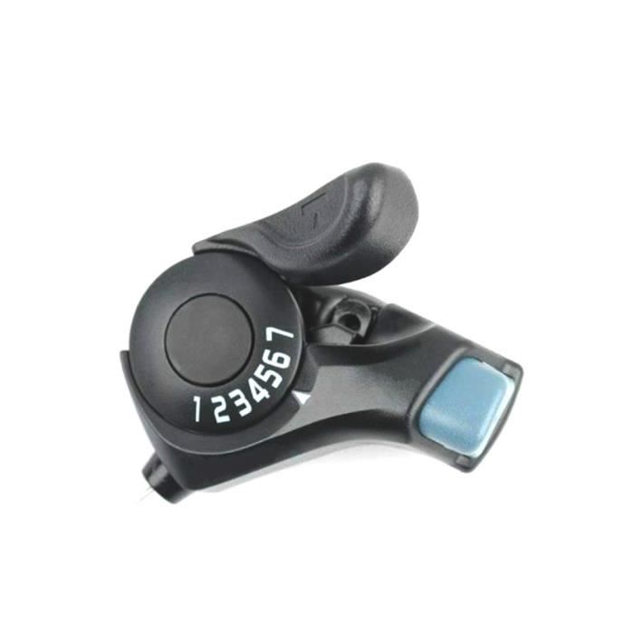 Paire De Leviers De Vitesse Vélo 3x7 Vitesses Avec Poignées – Compatible Guidon 22 Mm, Câbles Inclus – Pour VTT, Remplacement Shifter Grip