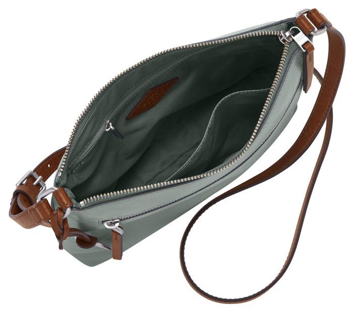 FOSSIL Fiona Small Crossbody S Smoke Blue 181924 sac paule