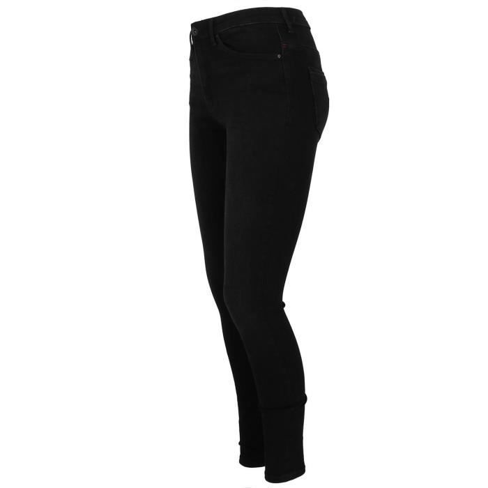 ONLY Jean Skinny Taille Haute Noir Denim Femme Noir Cdiscount
