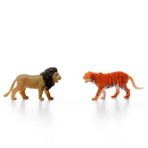 TABLE JOUET D'ACTIVITÉ 36 Pcs Animaux Sauvages Action Jouets En Plastique