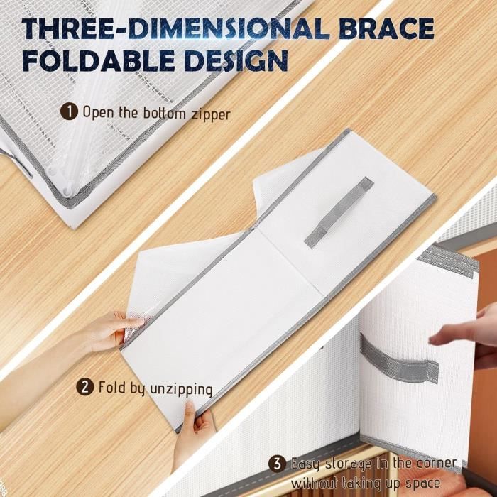 Organisateur Coulissant 3 Pièces UMDONX - Rangez Facilement Vos Vêtements Dans L'armoire