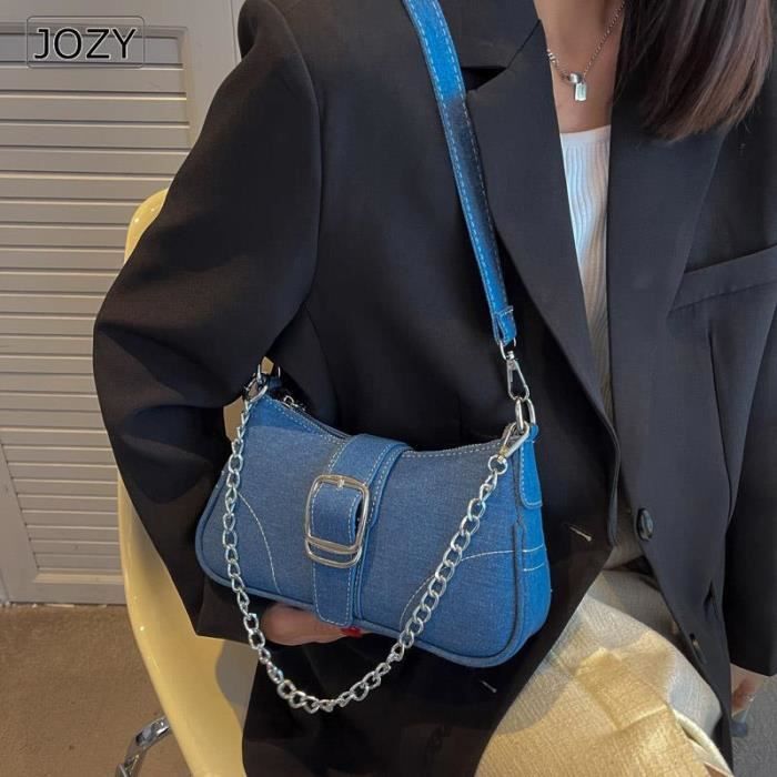 Sac bandouli re bleu 20 cm Longueur maxi 30 cm Sac