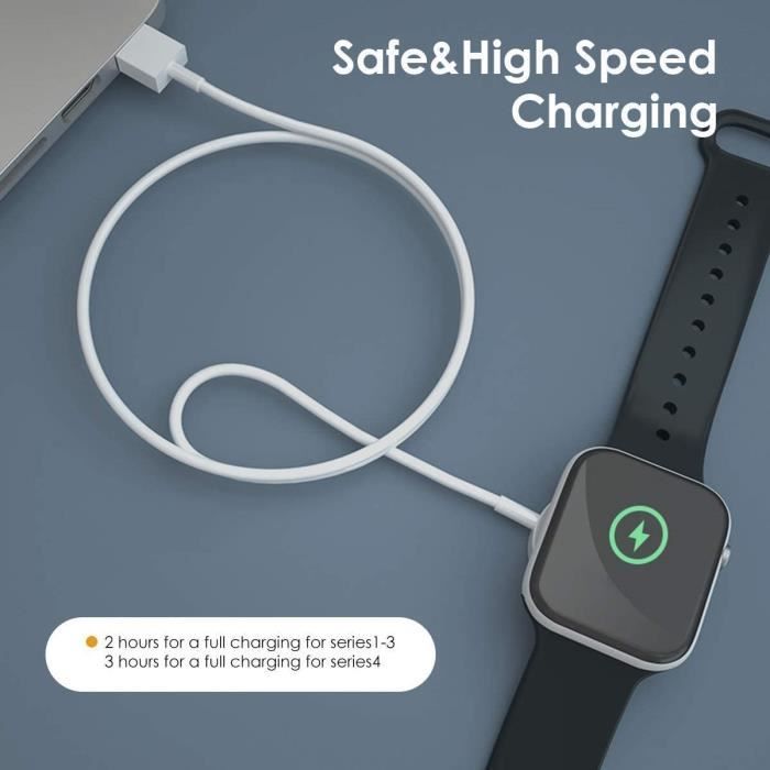 Chargeur sans fil magnétique pour Apple Watch Series