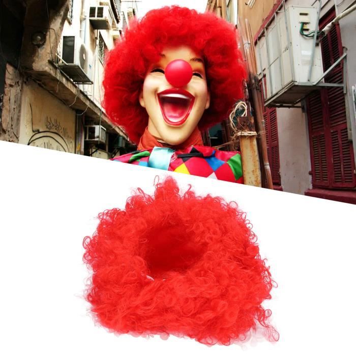 HURRISE Cheveux bouclés de cirque Perruque de fête de couleur innovante  pour adultes Halloween Couvre-chef intéressant pour le - Cdiscount Jeux -  Jouets
