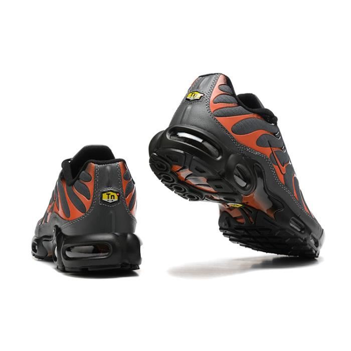 Baskets de Running Homme NIKE AIR MAX Tn AUTREMENT Synthetique Noir Lacets Vert armee orange Cdiscount Chaussures