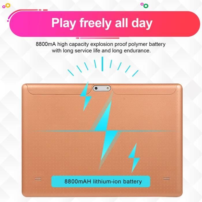 Tablette 10.1 Pouce HD Grand Écran Android3