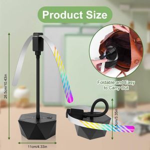 Pack De 3 Ventilateurs Anti-Mouches De Table - USB Rechargeable - 2 Vitesses - Pour Intérieur/Extérieur, Pique-nique, Repas