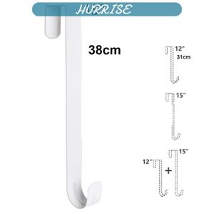 Support Couronne De Noël Crochet Porte Pour Couronne De Noël - Double Face Métal Noir - Sans Vis Accroche Couronne Porte