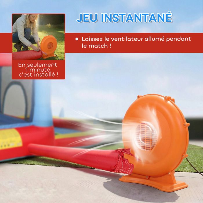 FBSPORT château Gonflable Exterieur Enfant avec souffleur - La vie du jouet