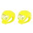 Stonges La bicyclette de bande de silicone de clip-on LED allume 2 le blanc et le rouge