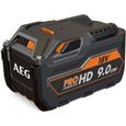 Batterie AEG 18V Lithium-ion HD 9.0Ah L1890R HD - AEG POWERTOOLS - PROLITHIUM-ION - Triple protection-0