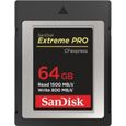 sandisk - cards     sdcfexpress 64gb extreme pro 1500mb/s r 800mb/s w 4x6-0