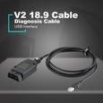 VCDS HEX-V2 V2 18.9 CAN Câble de diagnostic automatique de voiture USB (français )-0