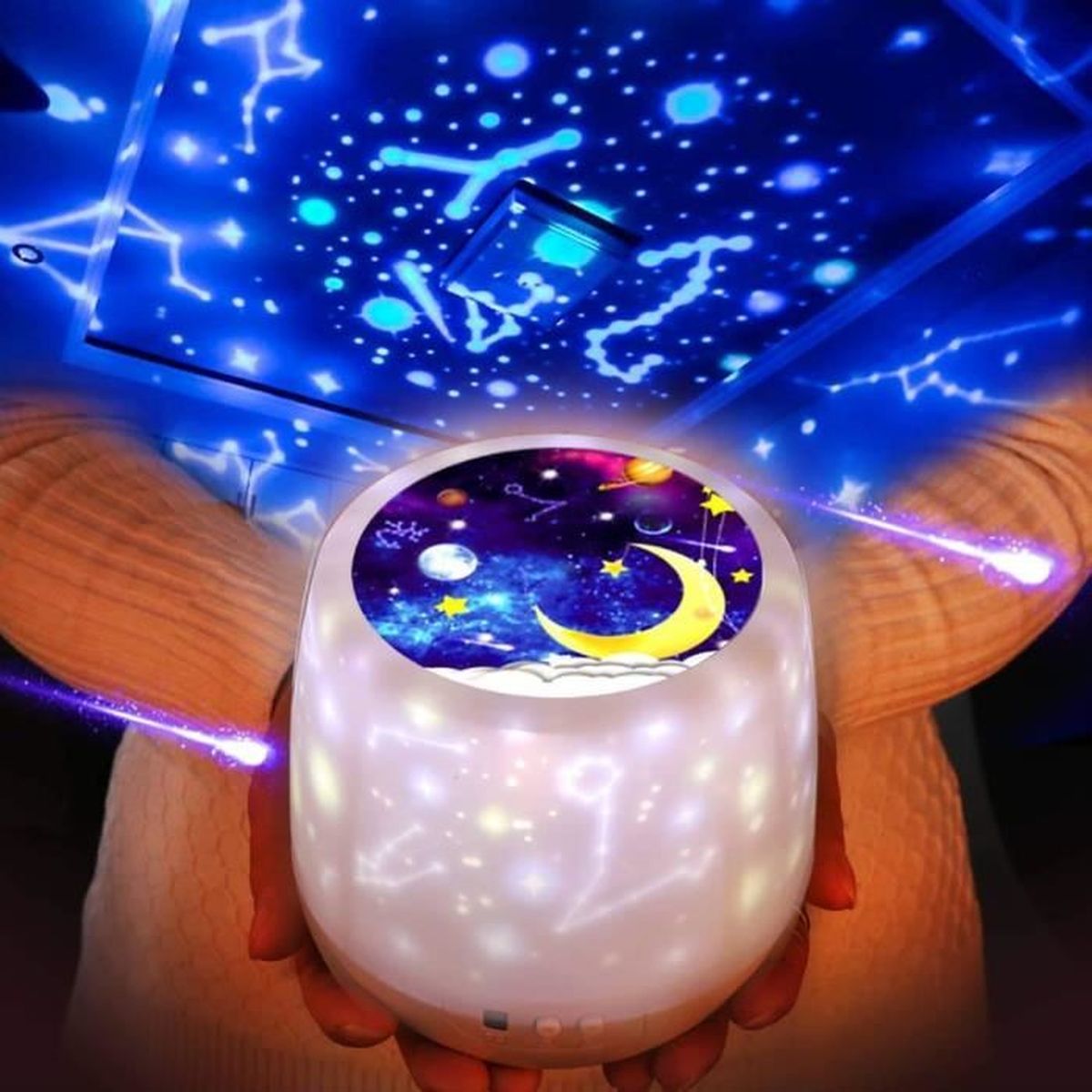 Veilleuse Etoiles Chevet Veilleuse Virevoltant Lampe De