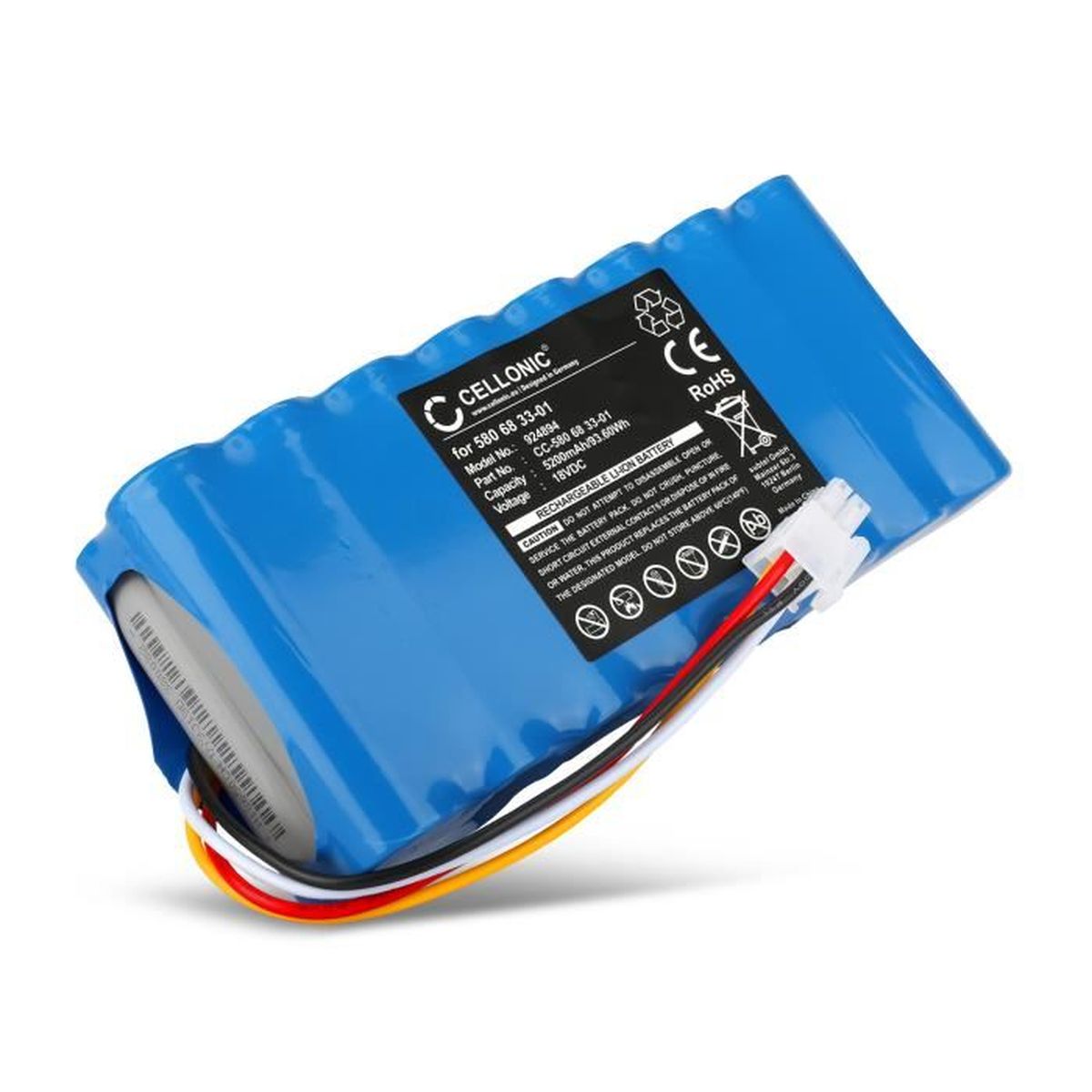Batterie Arlo CELLONIC - Compatible Pro 4/3/Ultra 2/5/4K - 4800mAh 3.85V - Remplacement Caméra Sécurité