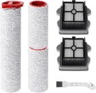 DASINKO Brosse à rouleau et filtre pour aspirateur eau et poussière Roborock Dyad Pro/Dyad Pro Combo(3 brosses,2 filtres,1 brosse)